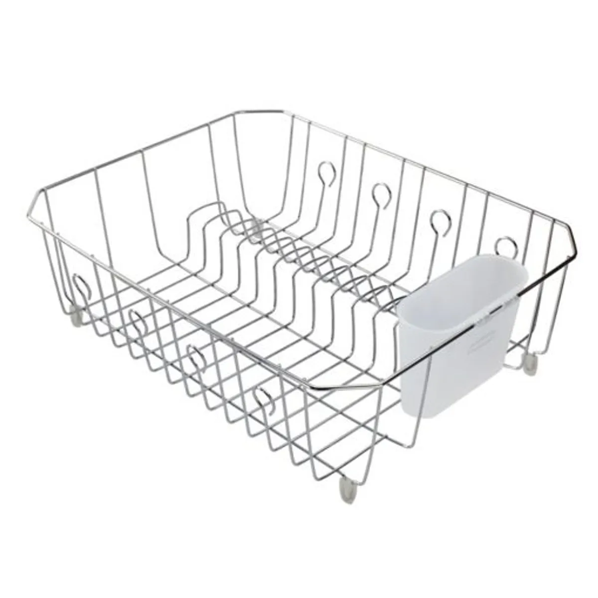 ESTANTE PARA PLATOS CON SOPORTE PARA UTENSILIOS RUBBERMAID 2026573 - 1