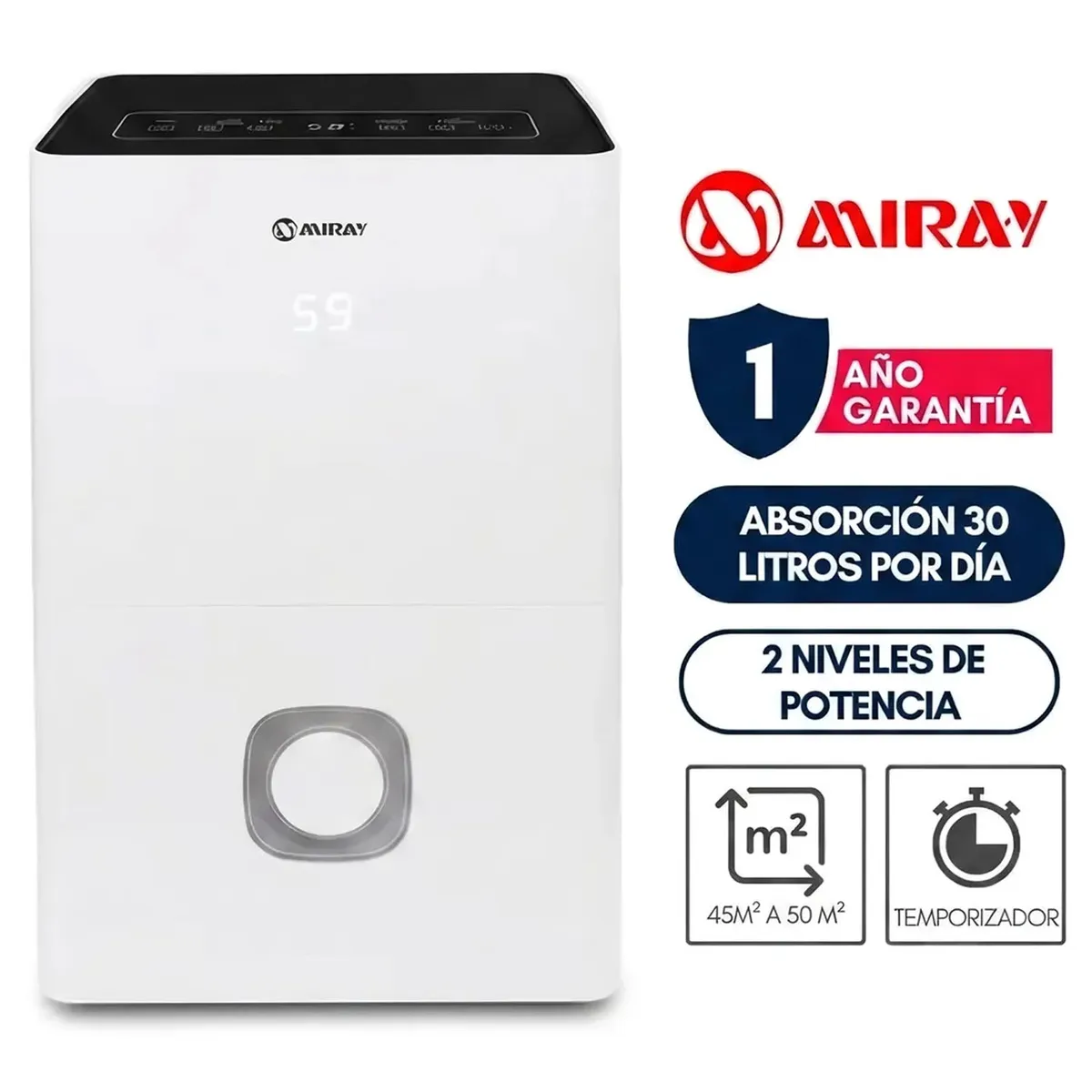 DESHUMEDECEDOR DM-325 4 L 45 A 50 M2 - 1