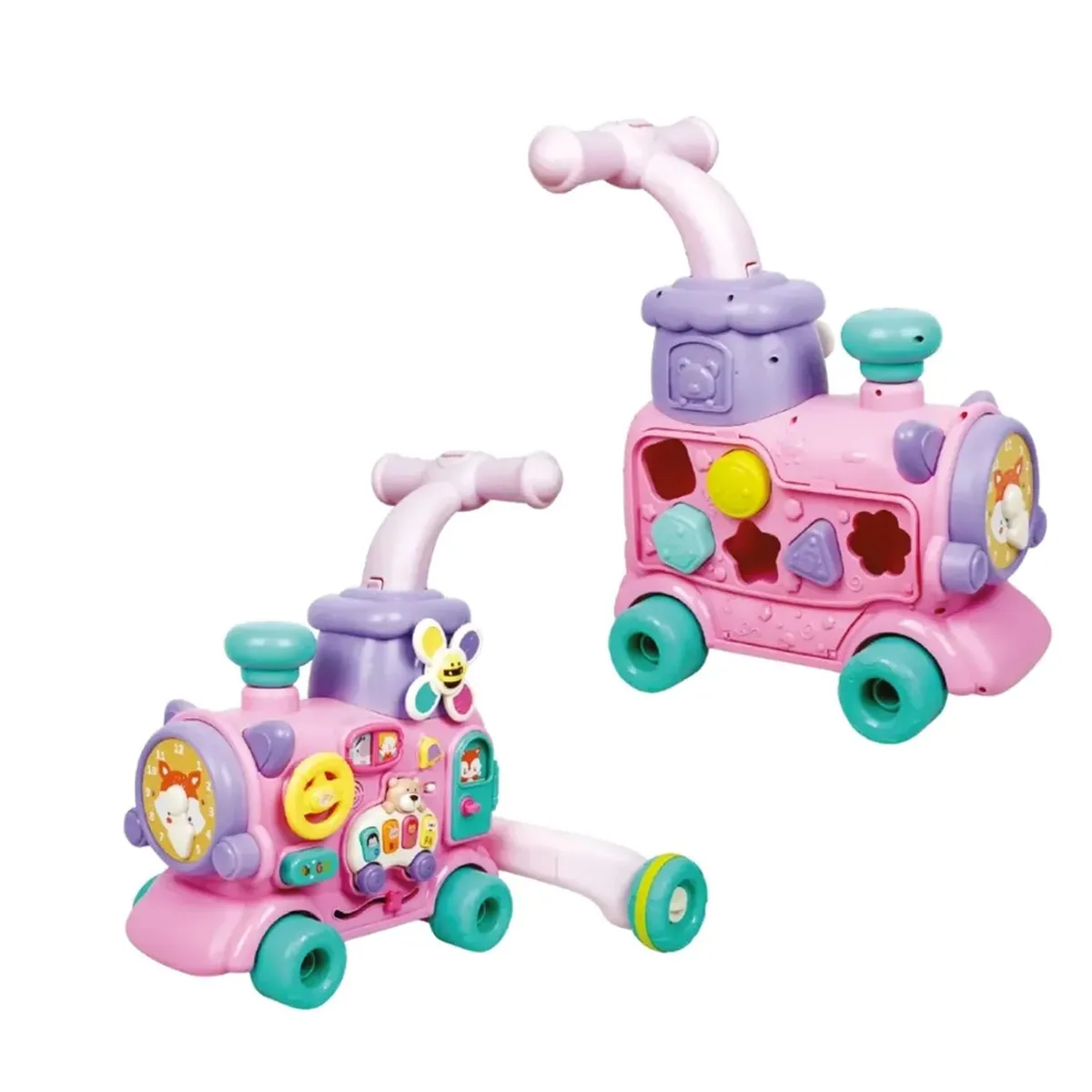 CAMINADOR MULTIFUNCIONAL 'TRAIN WALKER' 5 EN 1 ROSADO - 7