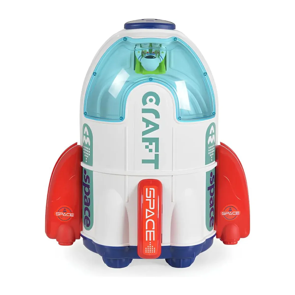 JUEGO DIDÁCTICO 2 EN 1 COHETE ESPACIAL MALETA CON ACCESORIOS AZUL - 3
