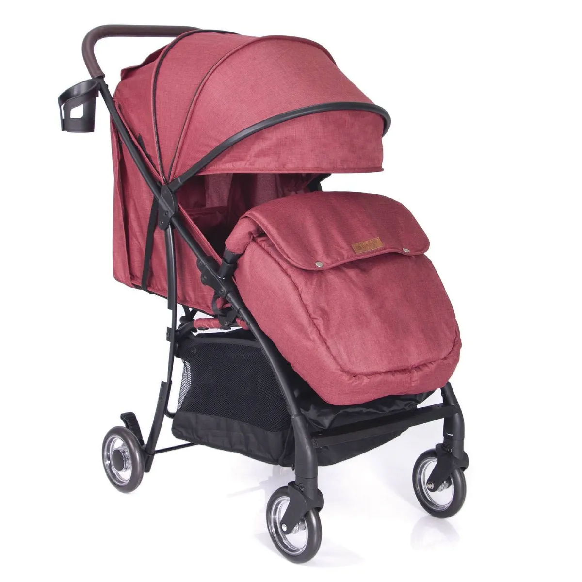 COCHE DE PASEO EBABY RESPALDAR RECLINABLE BOOZ ROJO - 3