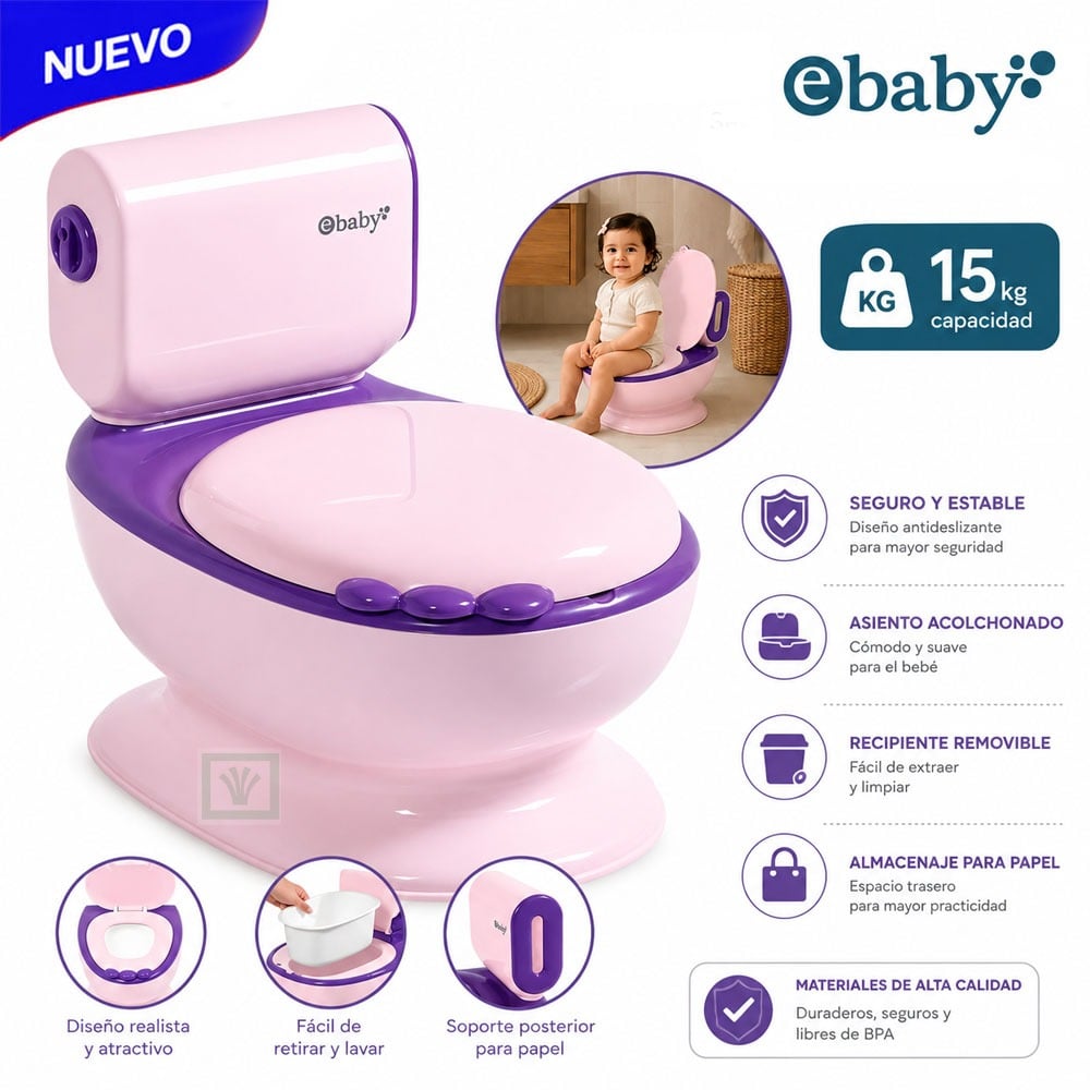 BACINILLA CLEANY- EB900-1 MORADO - 1