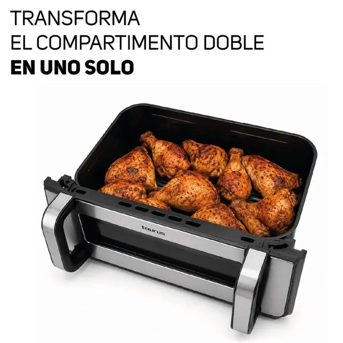 FREIDORA DE AIRE TAURUS DOUBLE AIR FRYER 11 LITROS - 4
