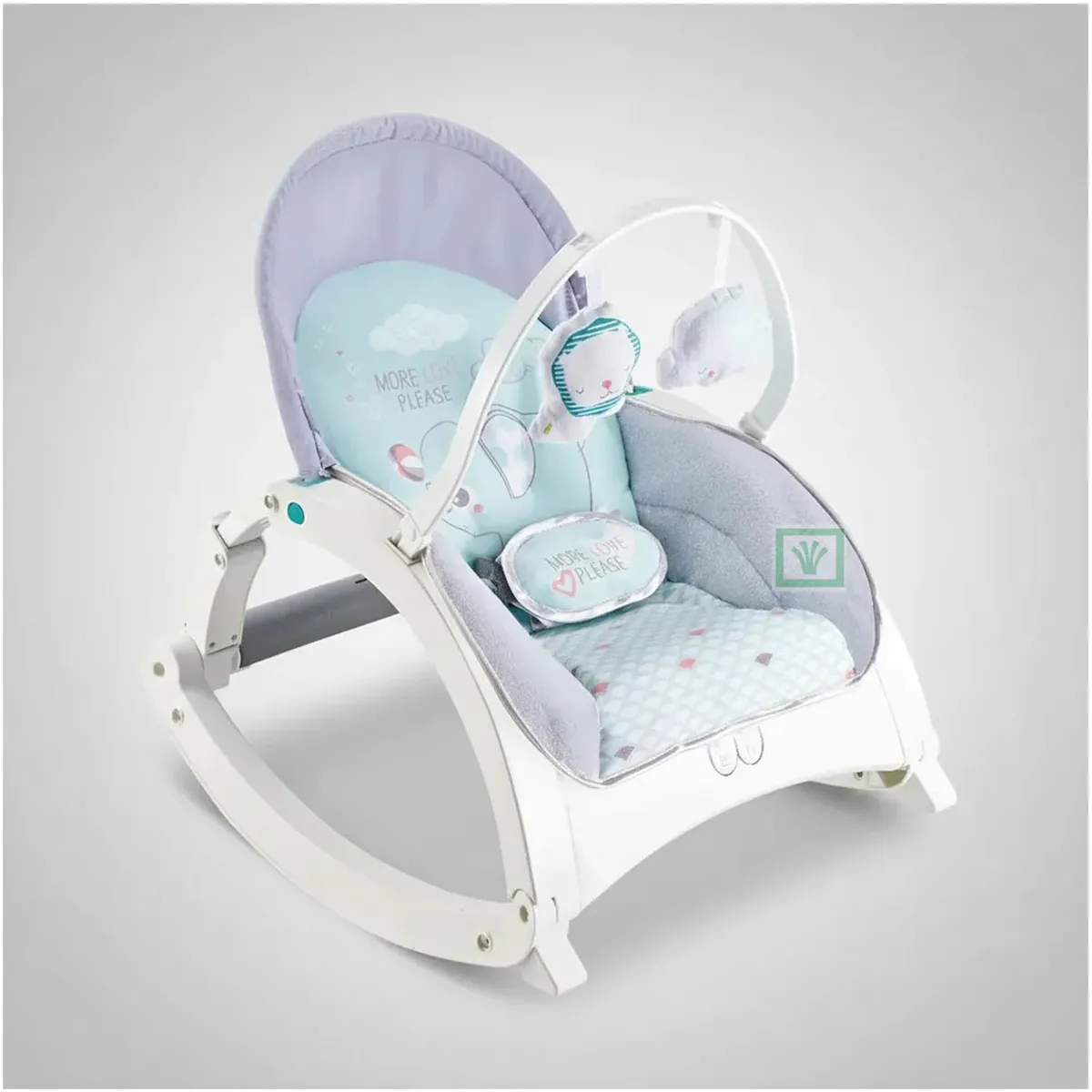 SILLA VIBRADOR MUSICAL PIU BELLO 2 EN 1 ELEPHANT - 7