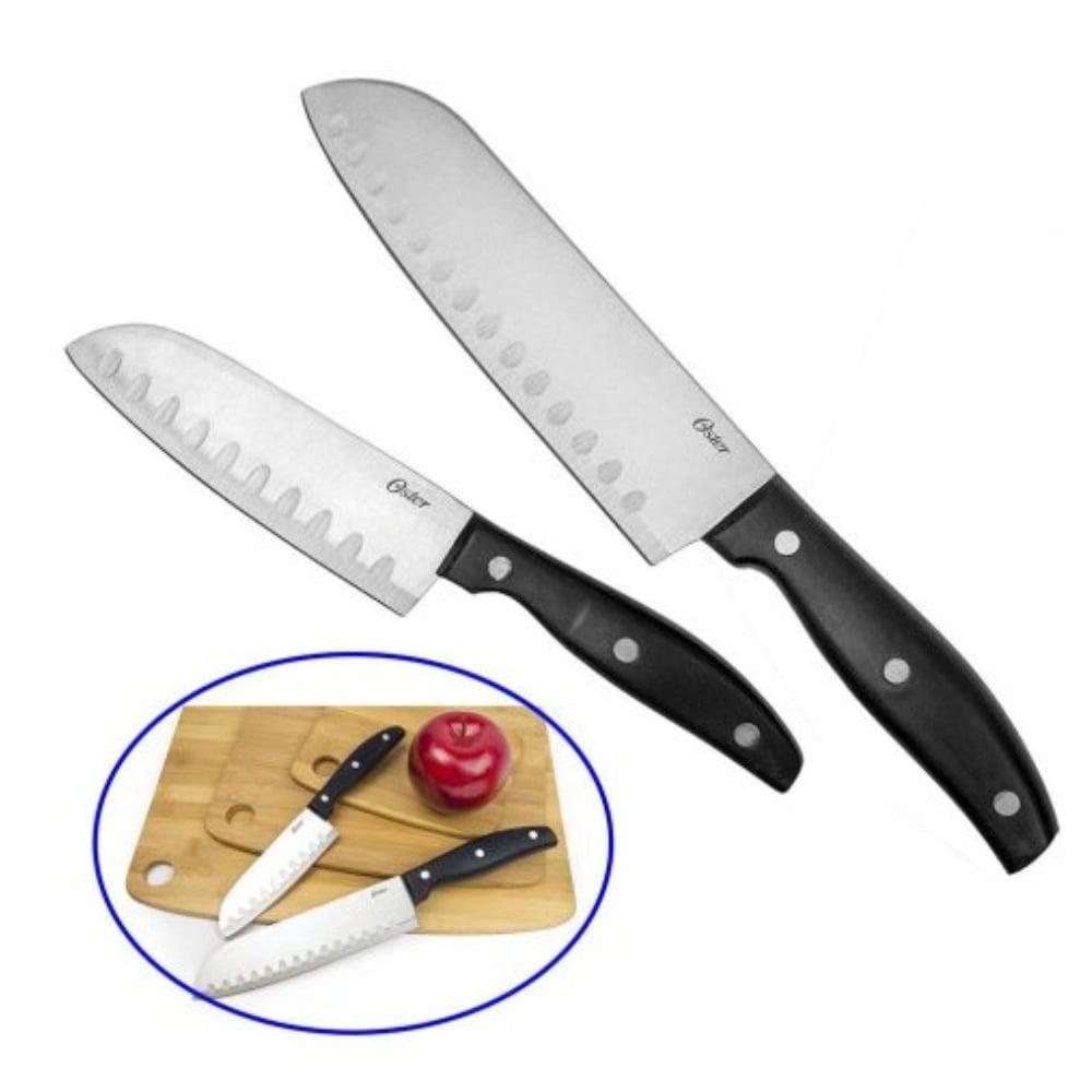 SET 2 CUCHILLOS OSTER® 2PZS SANTOKU ACERO INOXIDABLE 75680 02 - 1