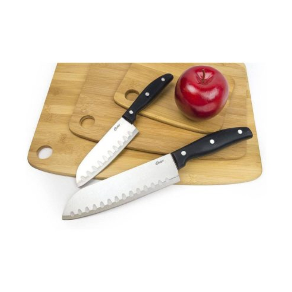 SET 2 CUCHILLOS OSTER® 2PZS SANTOKU ACERO INOXIDABLE 75680 02 - 2