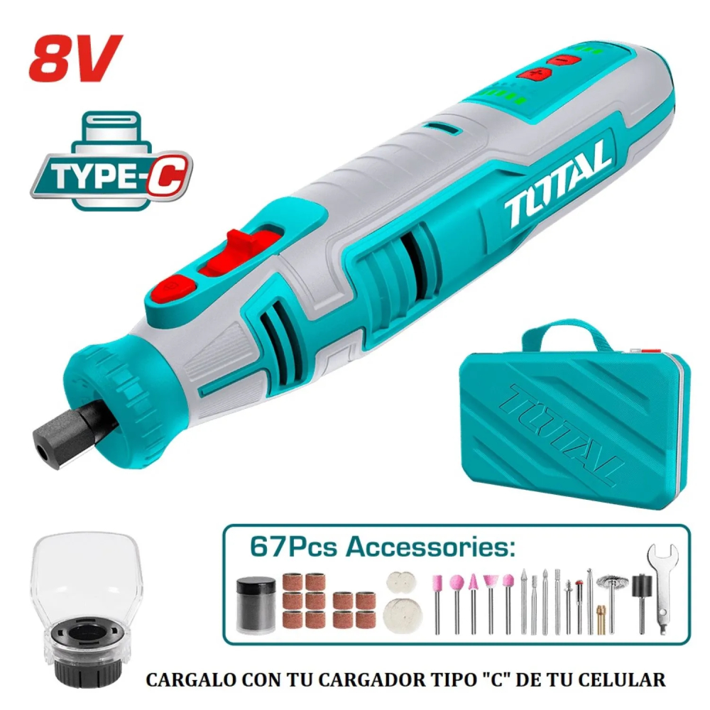 RECTIFICADORA 8V 5000-28000RPM - TMGLI0801 - 1