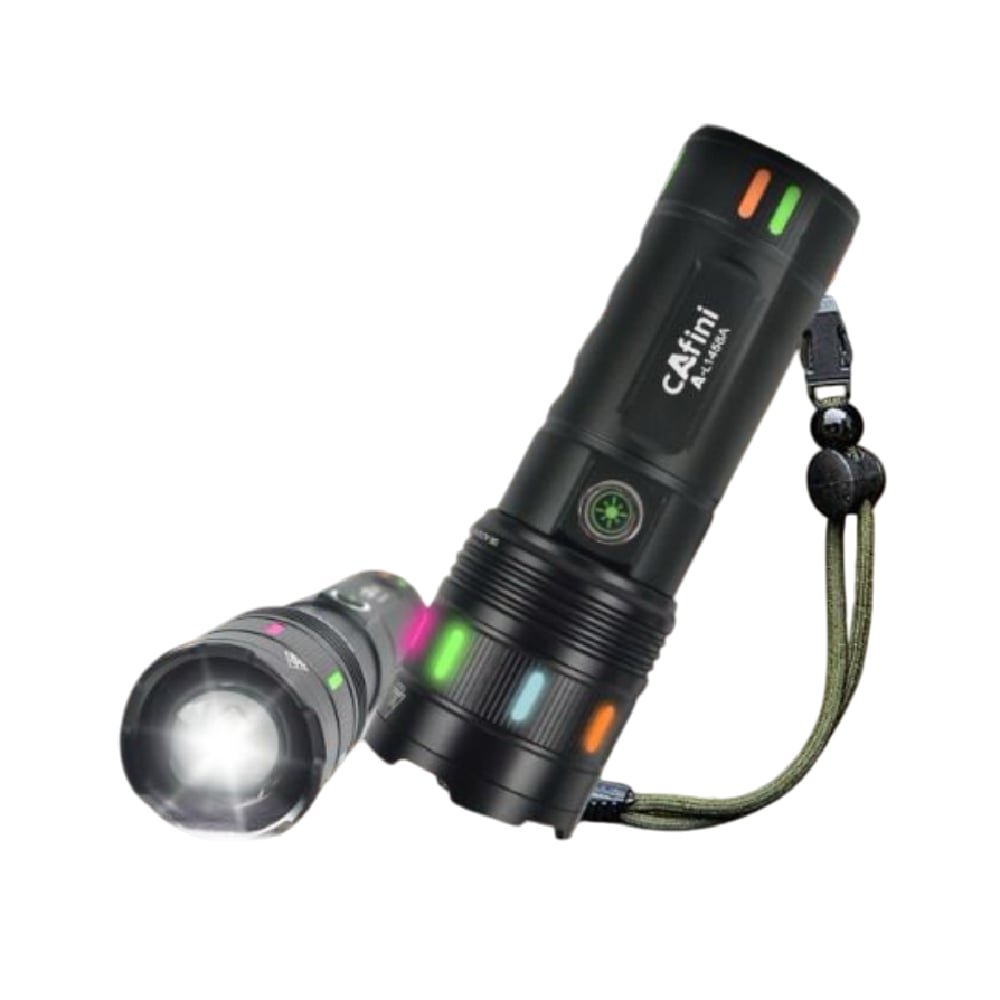 LINTERNA DE LARGO ALCANCE CAFINI A-L1458A 3000M DE DISTANCIA LUZ LED - 1