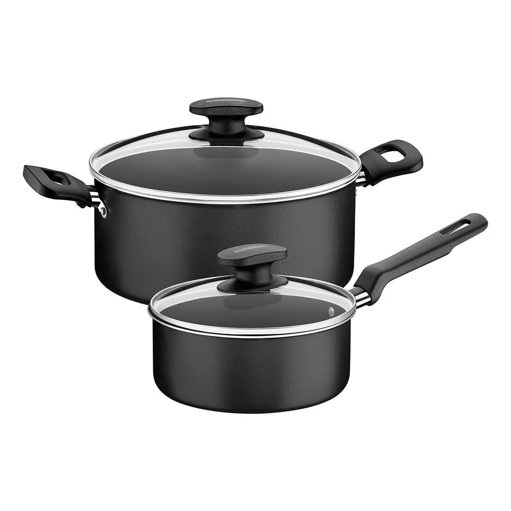 JUEGO DE OLLAS DE ALUMINIO LORETO CON TAPA X4PZS 24CM-18CM - 75286028 - 1