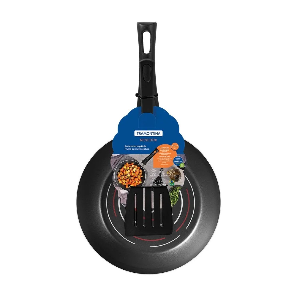 SARTÉN DE ALUMINIO ANTIADHERENTE NEOCOOK CON ESPÁTULA 22CM -75145915 - 3