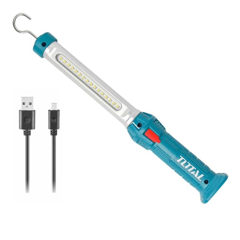 LAMPARA LINTERNA DE MANO A BATERIA 36V TOTAL - TWLI35261 - 1