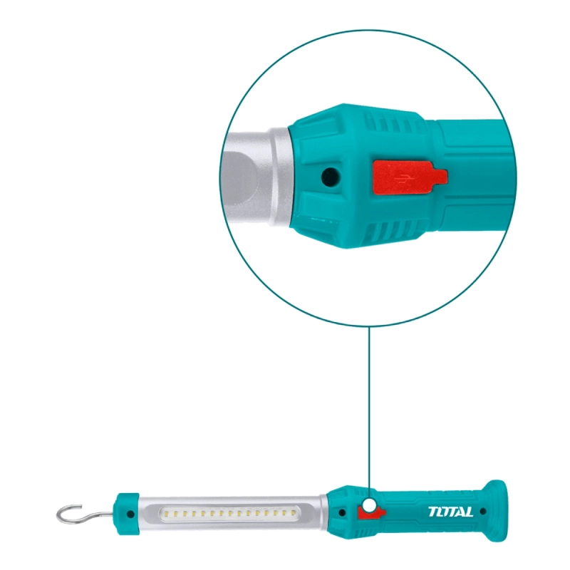LAMPARA LINTERNA DE MANO A BATERIA 36V TOTAL - TWLI35261 - 2