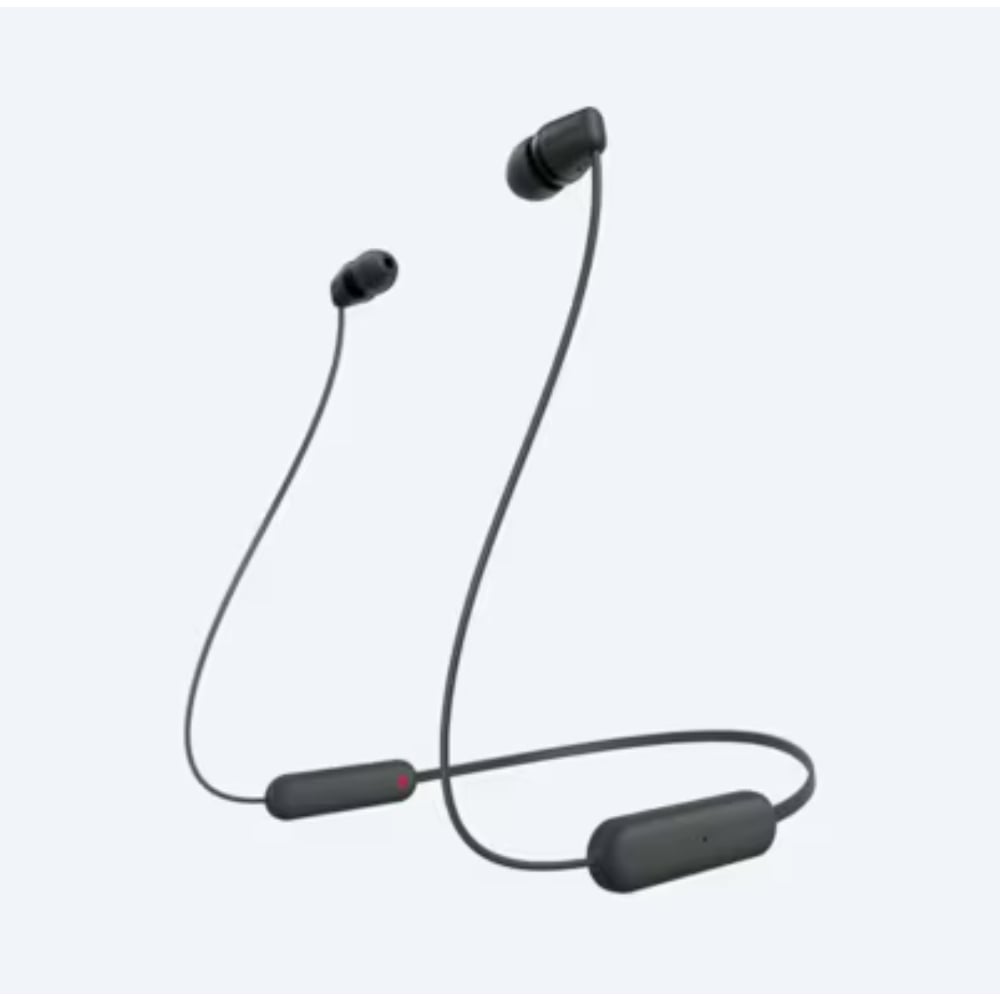 AUDÍFONOS BLUETOOTH SONY WI-C100 NEGRO CON SONIDO DE ALTA CALIDAD - 1