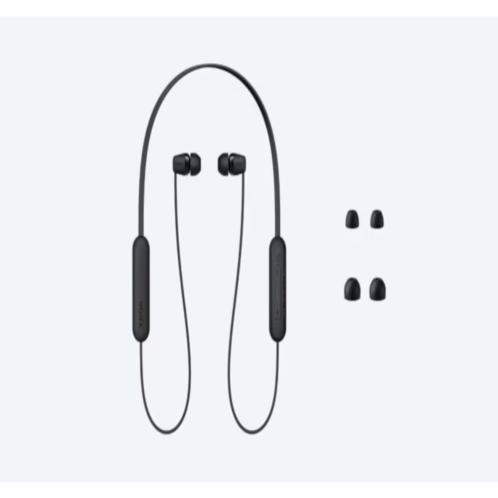 AUDÍFONOS BLUETOOTH SONY WI-C100 NEGRO CON SONIDO DE ALTA CALIDAD - 2