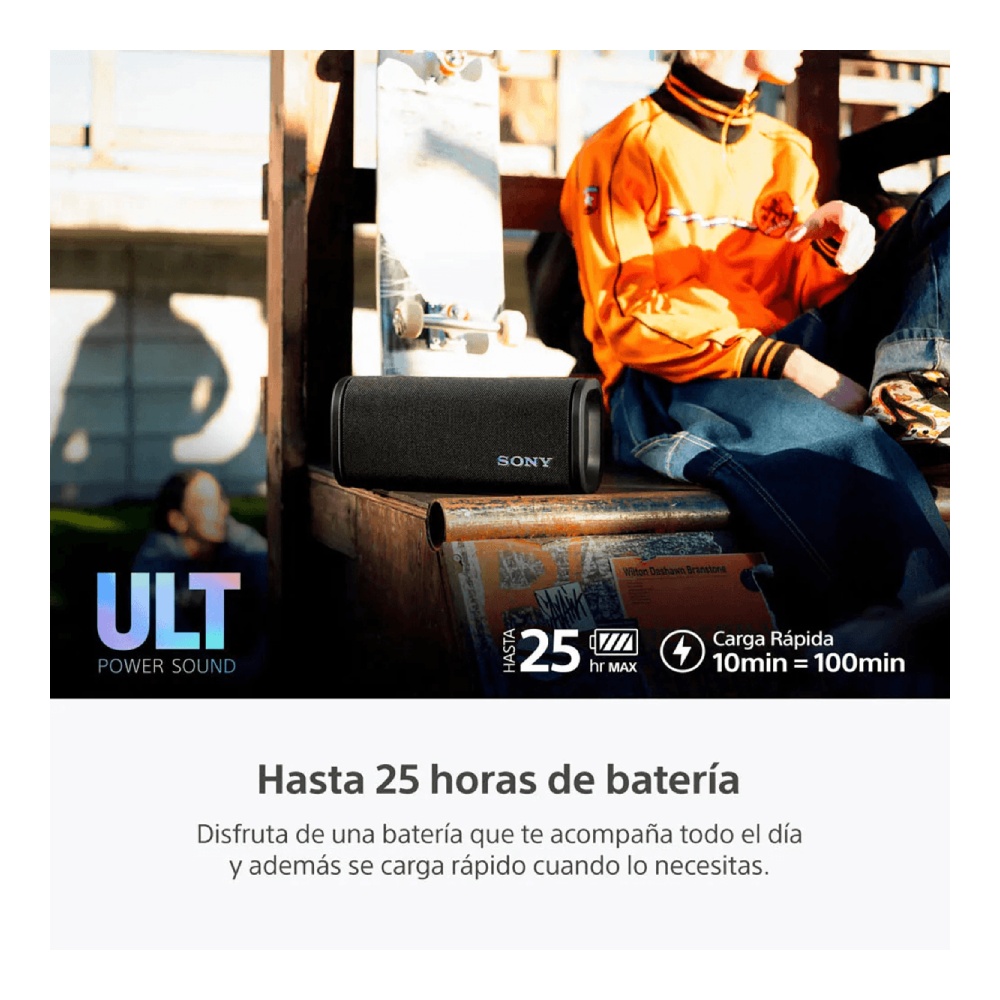 PARLANTE BLUETOOTH PORTÁTIL PARA FIESTAS CON GRAVES POTENTES SRS-ULT50 - 4