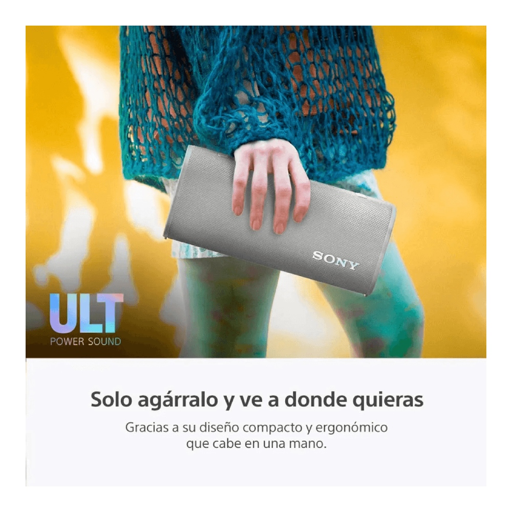 SONY ULT 3 PARLANTE SRS-ULT30 BLUETOOTH PORTÁTIL WATERPROOF – BLANCO - 3