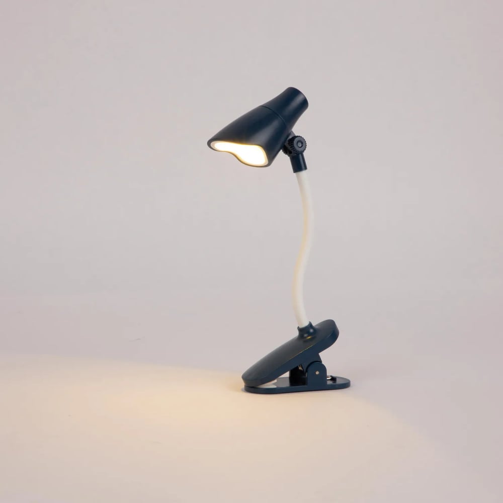 LÁMPARA DE ESCRITORIO LED CELESTE COMPACTA Y MODERNA PARA OFICINA Y ESTUDIO - 2