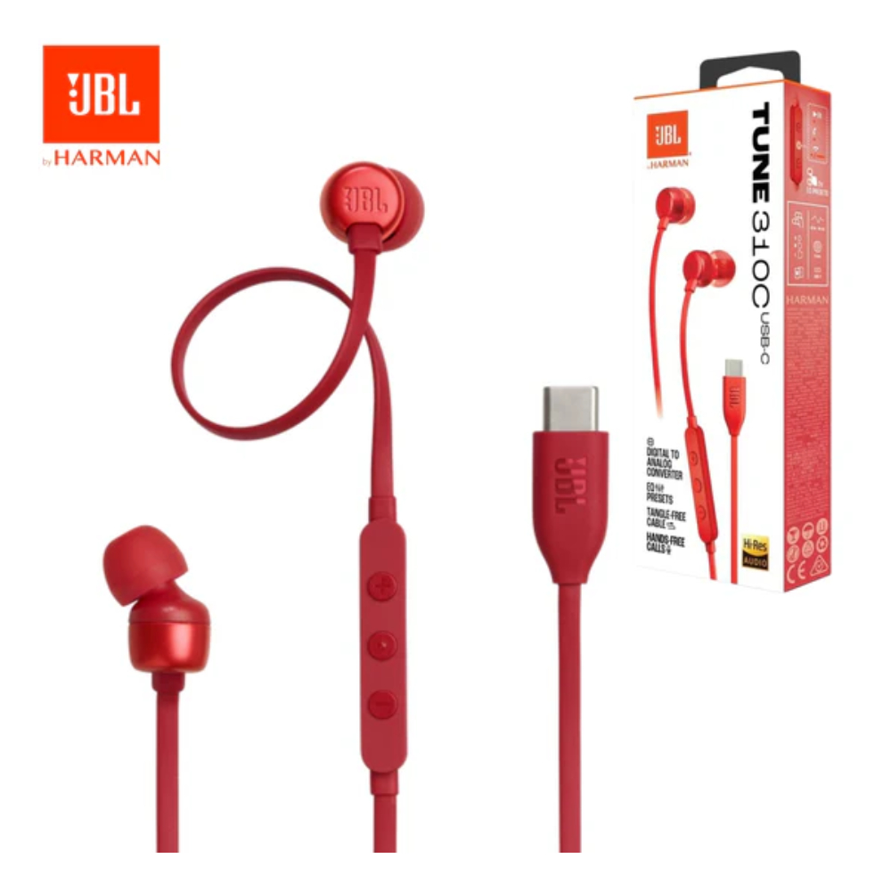 FU JBL AUDIFONOS USB-C HI-RES EXTRA BASS + ECUALIZADOR TUNE 310C - 1