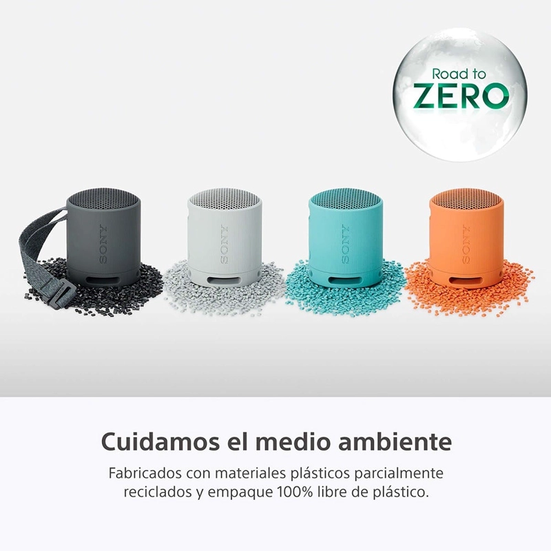PARLANTE BLUETOOTH SONY SRS-XB100 NEGRO | PORTÁTIL Y RESISTENTE AL AGUA - 8