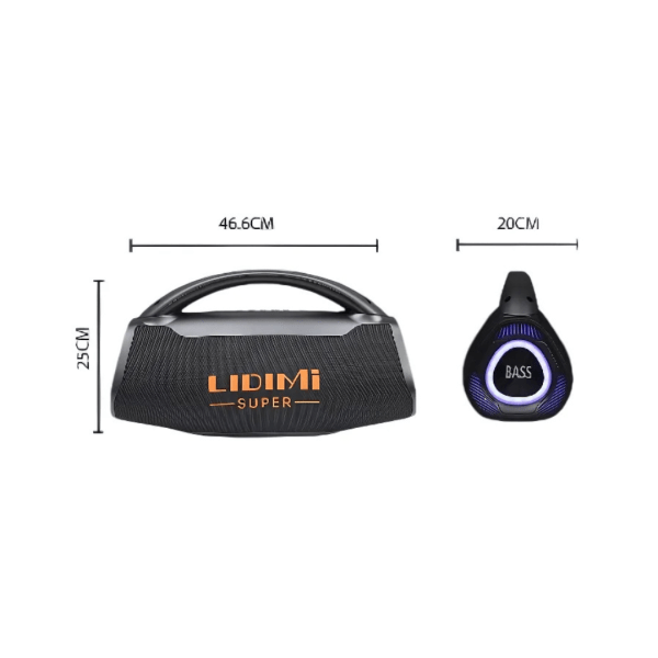 PARLANTE BLUETOOTH LIDIMI MODELO D-S689 150W – SONIDO ALTO RENDIMIENTO PARA FIESTA O CASA - 3
