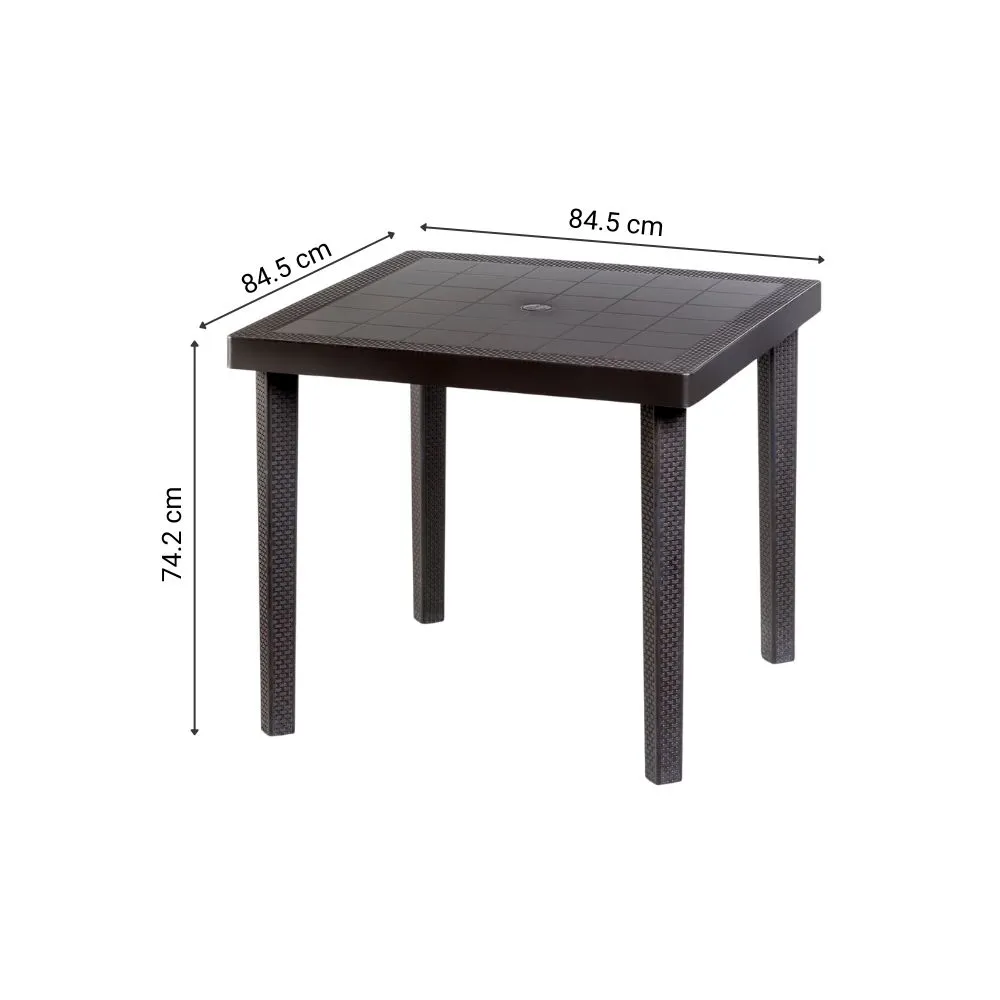 MESA DECORATIVA JAMAICA MIX CUADRADA DF022762 – ESTILO FUNCIONAL PARA HOGAR Y NEGOCIO - 2