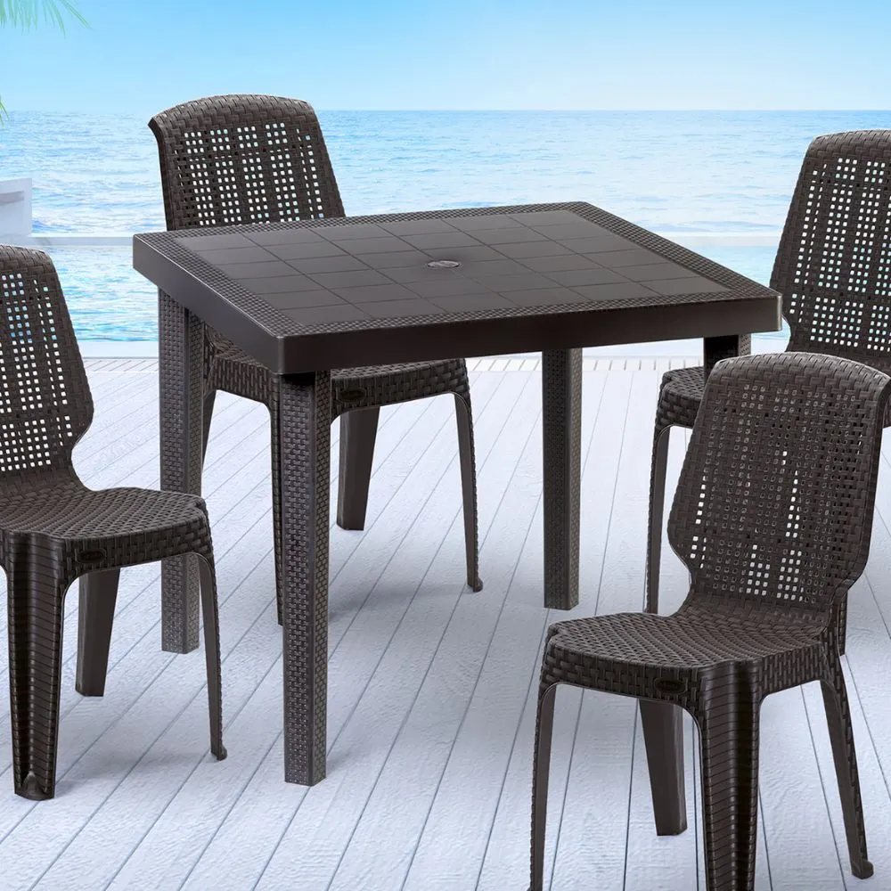 MESA DECORATIVA JAMAICA MIX CUADRADA DF022762 – ESTILO FUNCIONAL PARA HOGAR Y NEGOCIO - 4