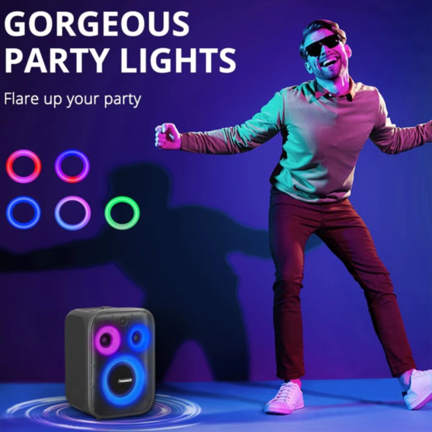 ALTAVOZ INALÁMBRICO TRONSMART HALO 200 DISEÑO PORTÁTIL IPX4 - 5
