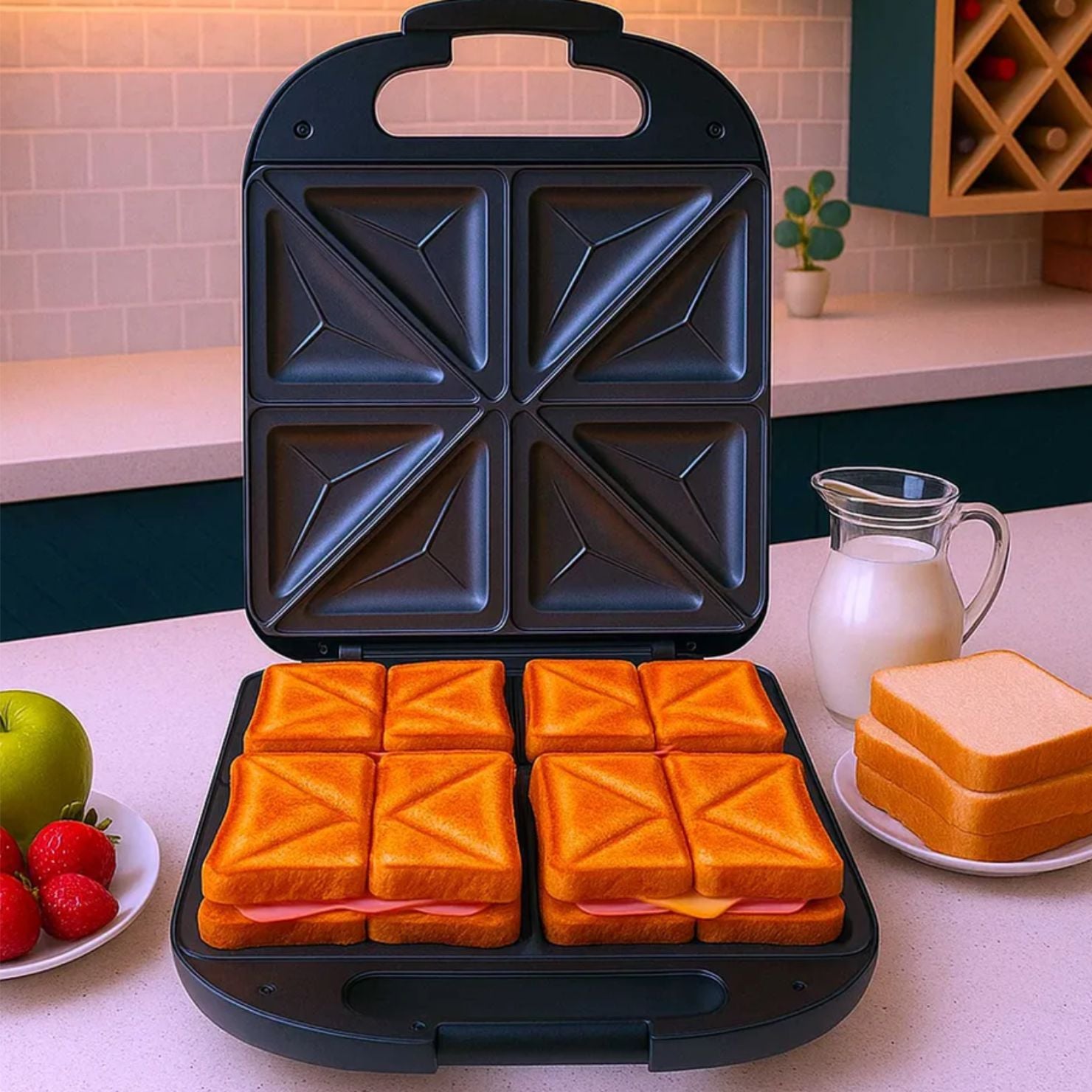 SANDWICHERA 4 PANES MEGA TOAST COMPACTA - 4