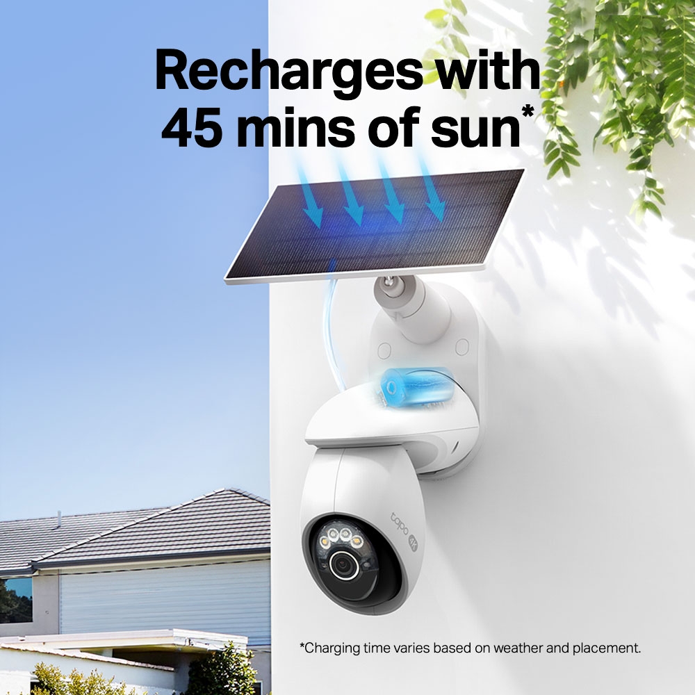CÁMARA IP TP-LINK TAPO C660 KIT 4MP CON PANEL SOLAR PAN/TILT - 4