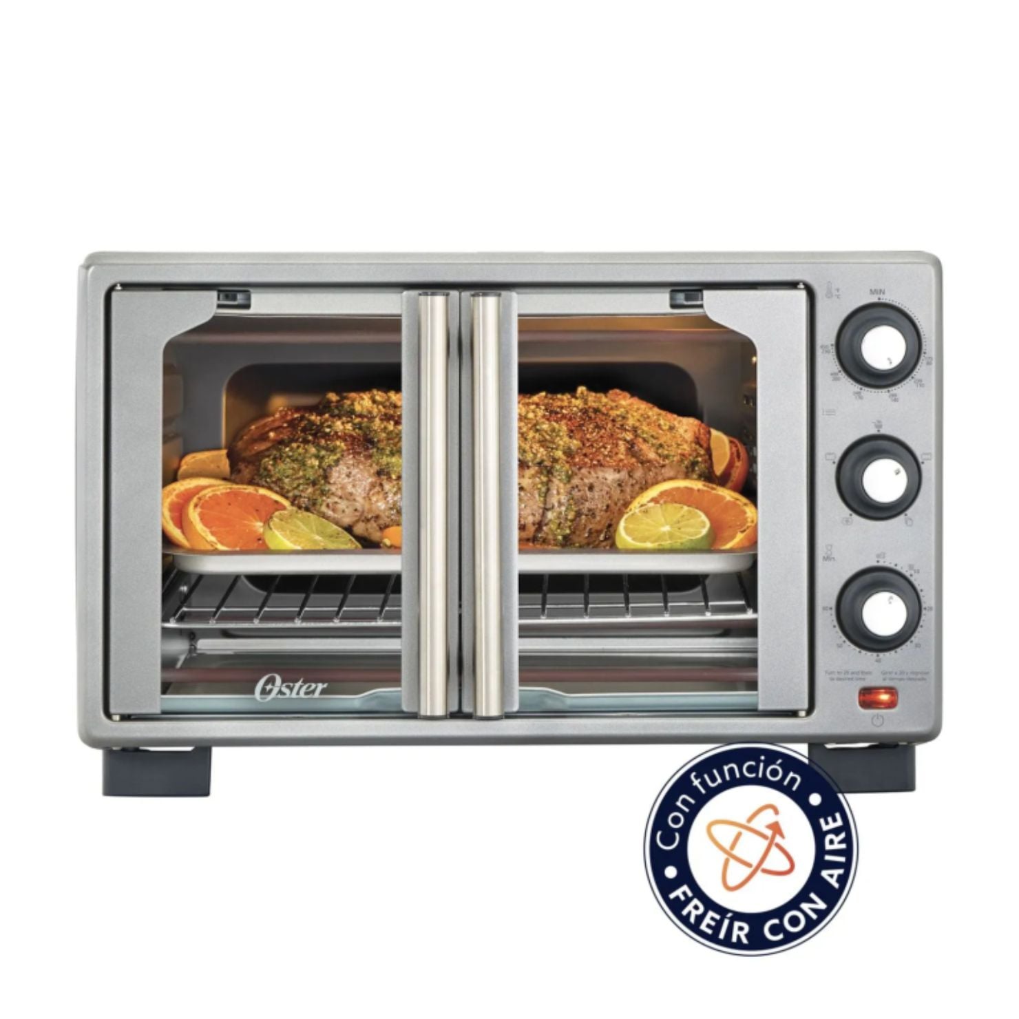 HORNO OSTER 25 LITROS FREIDORA DE AIRE PUERTAS FRANCESAS GRIS TSSTTV25FDMAFNS 053 - 1
