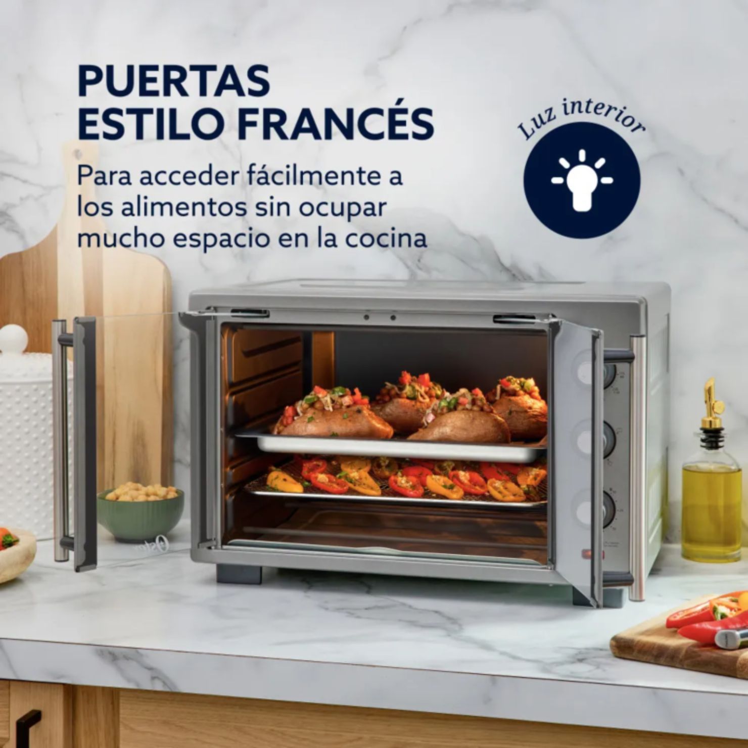 HORNO MULTIFUNCIÓN OSTER 42 LITROS FREIDORA DE AIRE TSSTTV42FDDAFNS 053 - 7