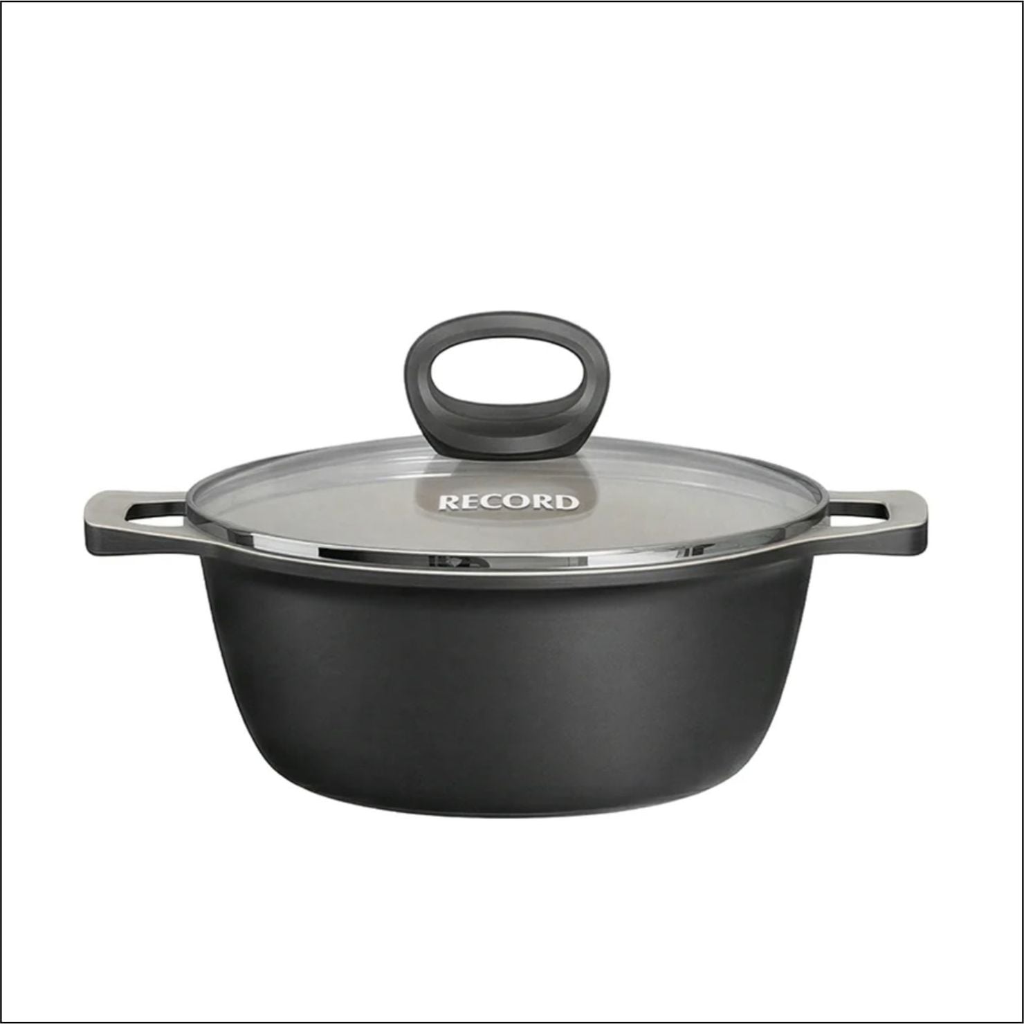 BATERÍA DE COCINA RECORD CERAMIC BLACK 5 PIEZAS PARA TODO TIPO DE COCINA - 4