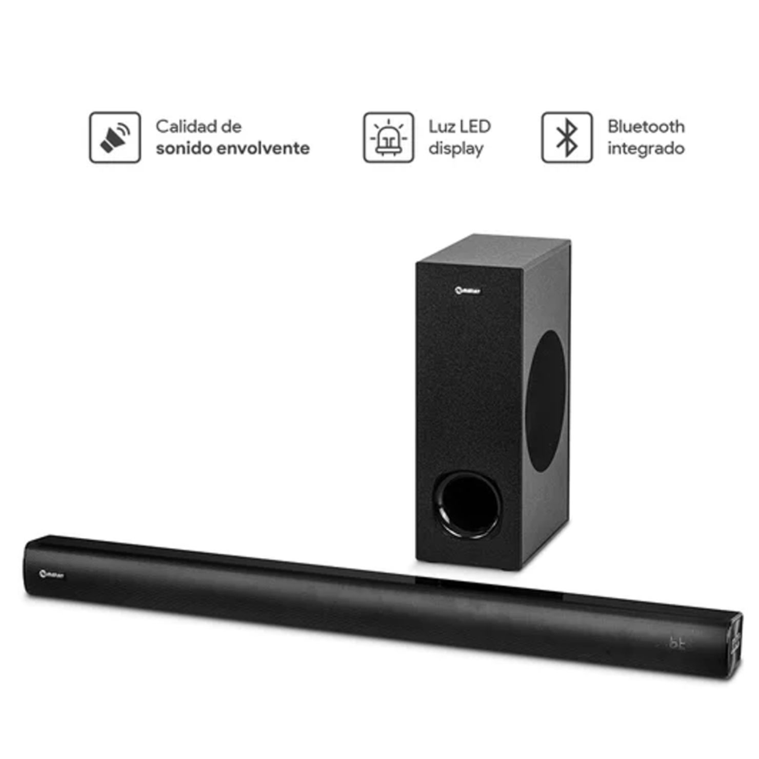 BARRA DE SONIDO SBM-S30Y 60W RMS CON SONIDO ENVOLVENTE - 4