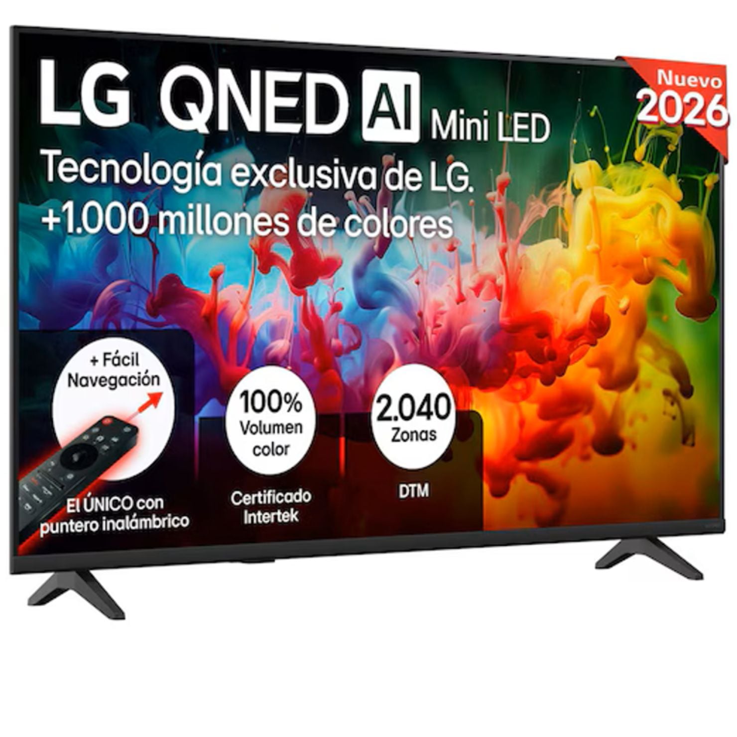 LG TELEVISOR QNED70 43 PULGADAS AI MINI LED 4K SMART TV 2026 - 1