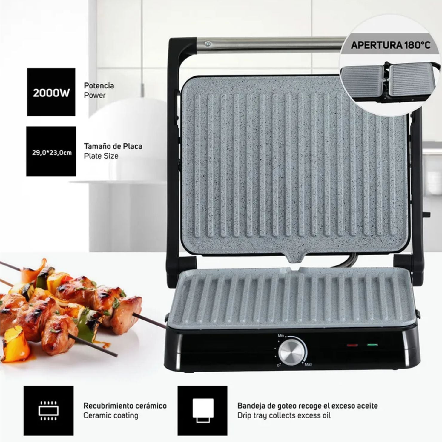 TAURUS GRILL ASTERIA II ELÉCTRICO - 3