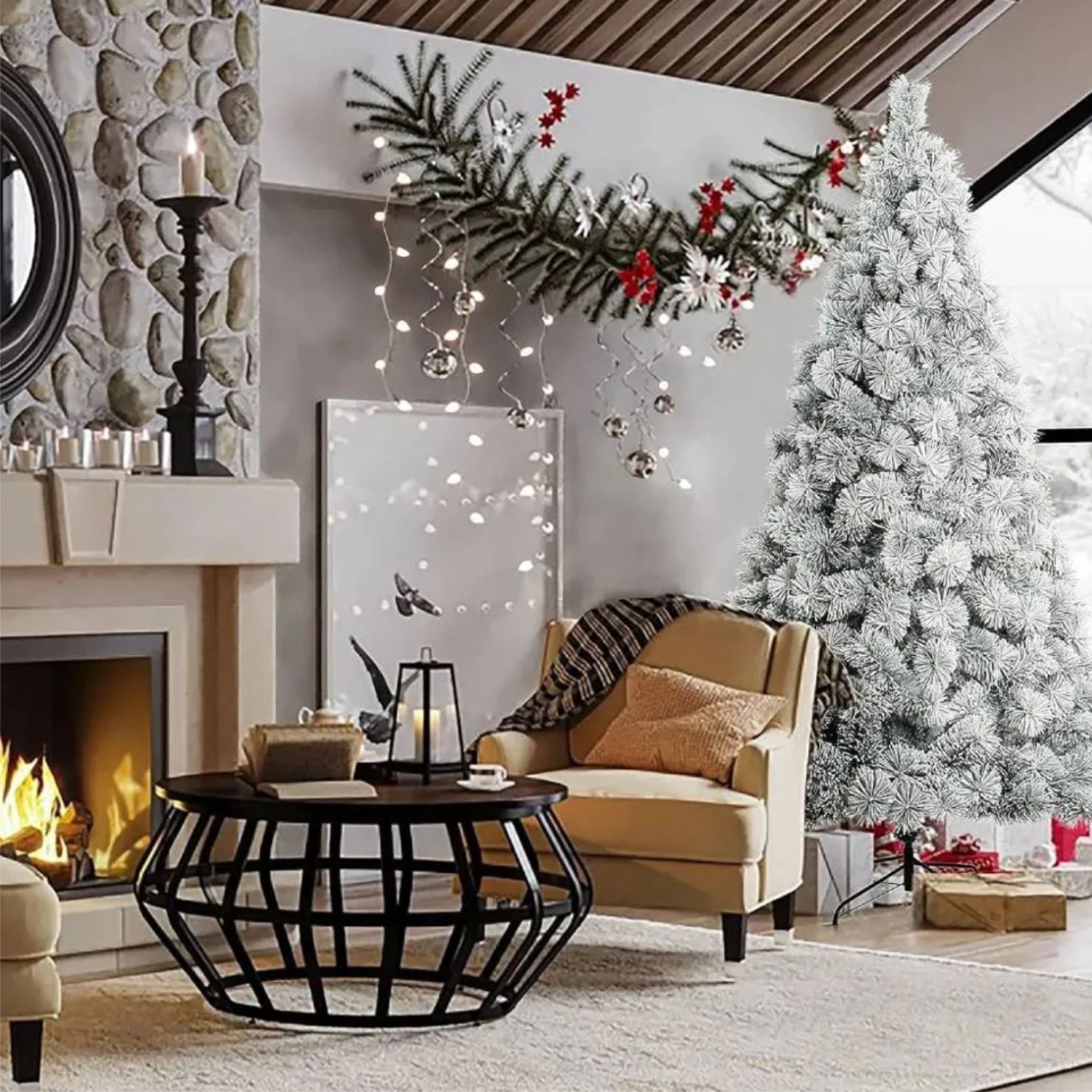 ÁRBOL DE NAVIDAD NR-180 PINO NEVADO DE 1.80 METROS - 2