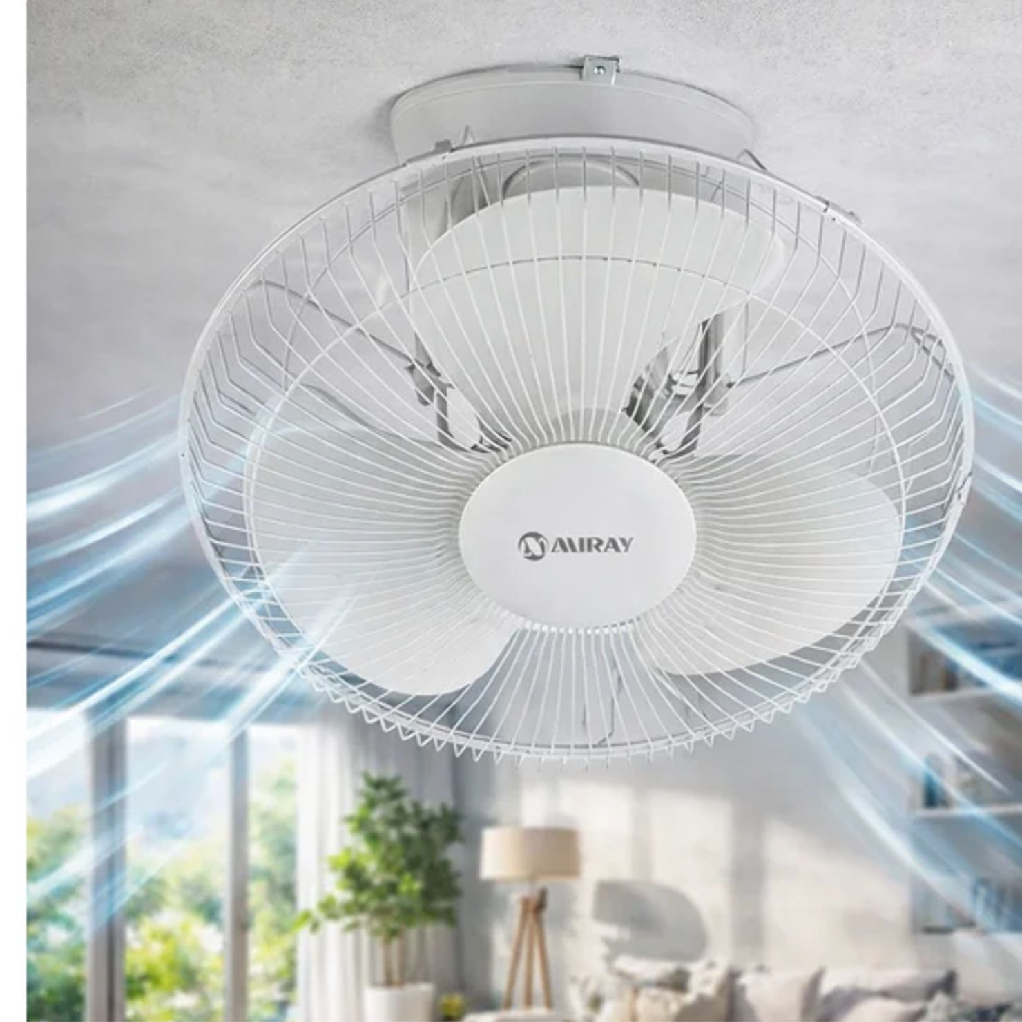 VENTILADOR DE TECHO MIRAY VMT-1028 DE 16 PULGADAS - 2