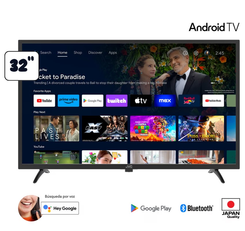 32' HD SMART TV ANDROID TV LT-32KB127 JVC