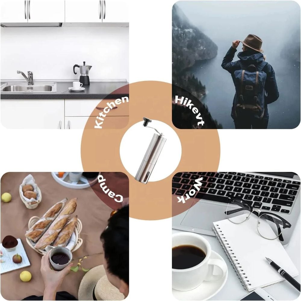 MOLINILLO DE CAFÉ MANUAL PORTÁTIL MANO - 2