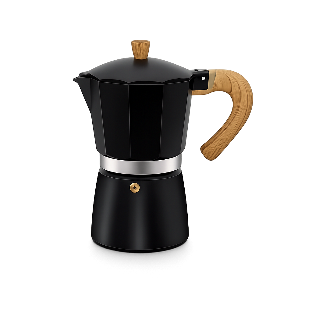 CAFETERA MOKA NEGRA MOKA ITALIANA + COCINA ELÉCTRICA - 2
