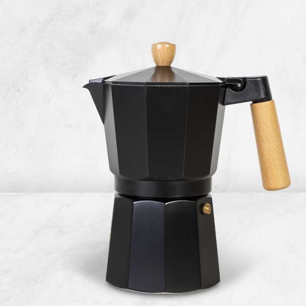 CAFETERA MOKA ESPRESSO NEGRO 3TZ - 1