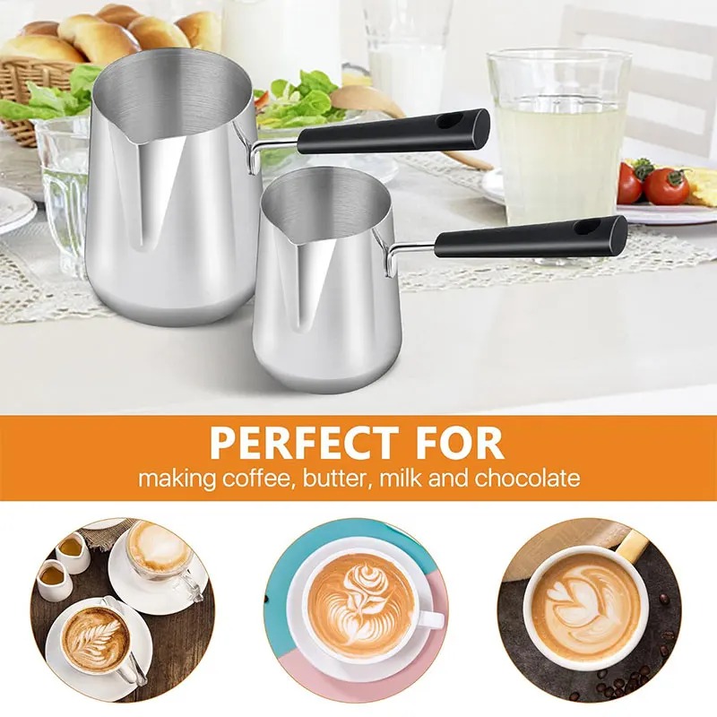 CAFETERA TURCA DE ACERO INOXIDABLE  1000 ML - 4
