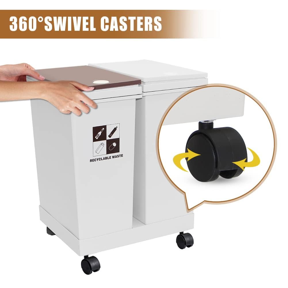 CUBO DE BASURA PARA CLASIFICAR LA COCINA 40 LITROS - 3