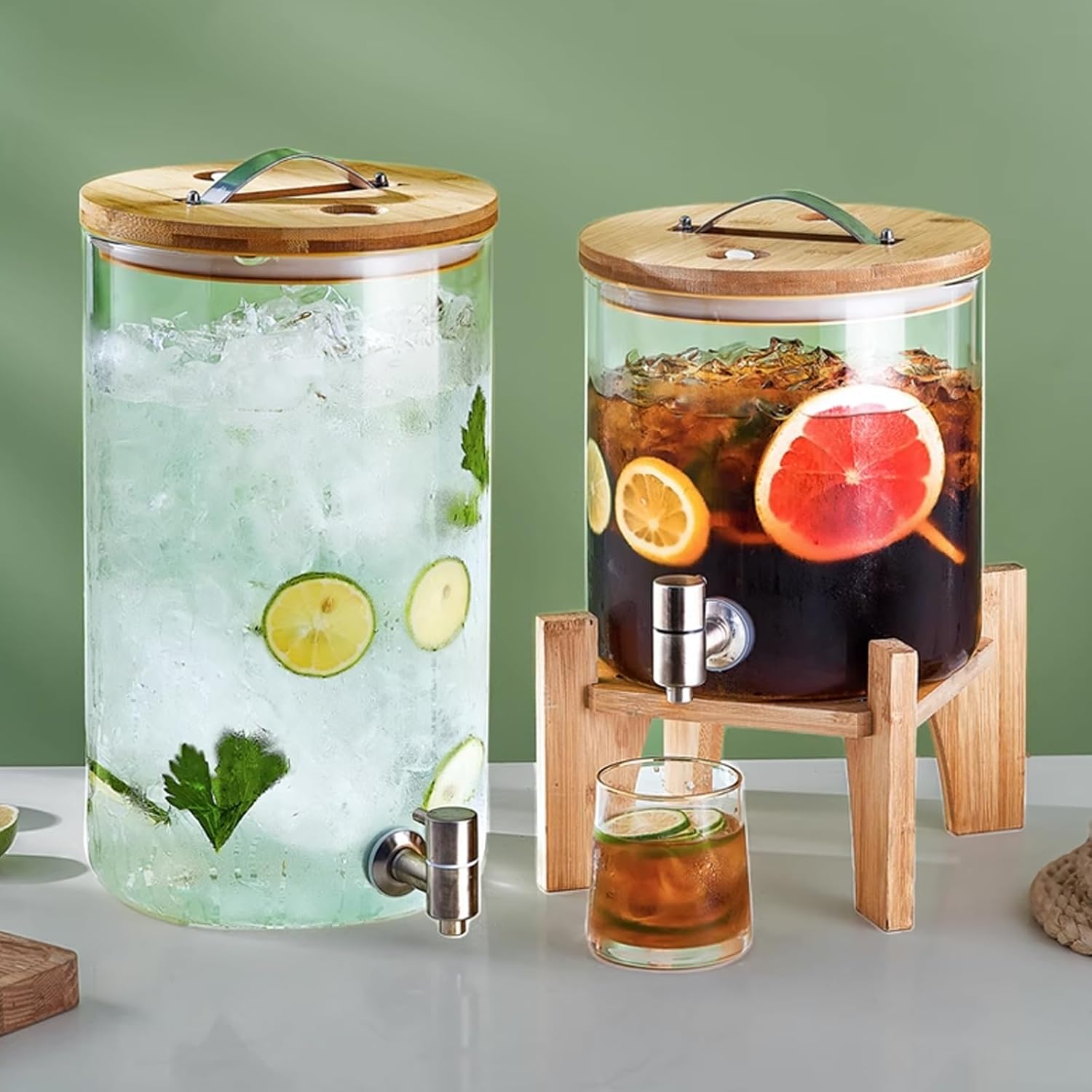 DISPENSADOR DE AGUA EN VIDRIO TEMPRADO  5 L - 3