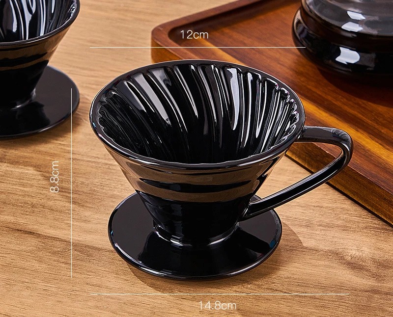 DRIPPER CERAMICO V60 NEGRO - 2