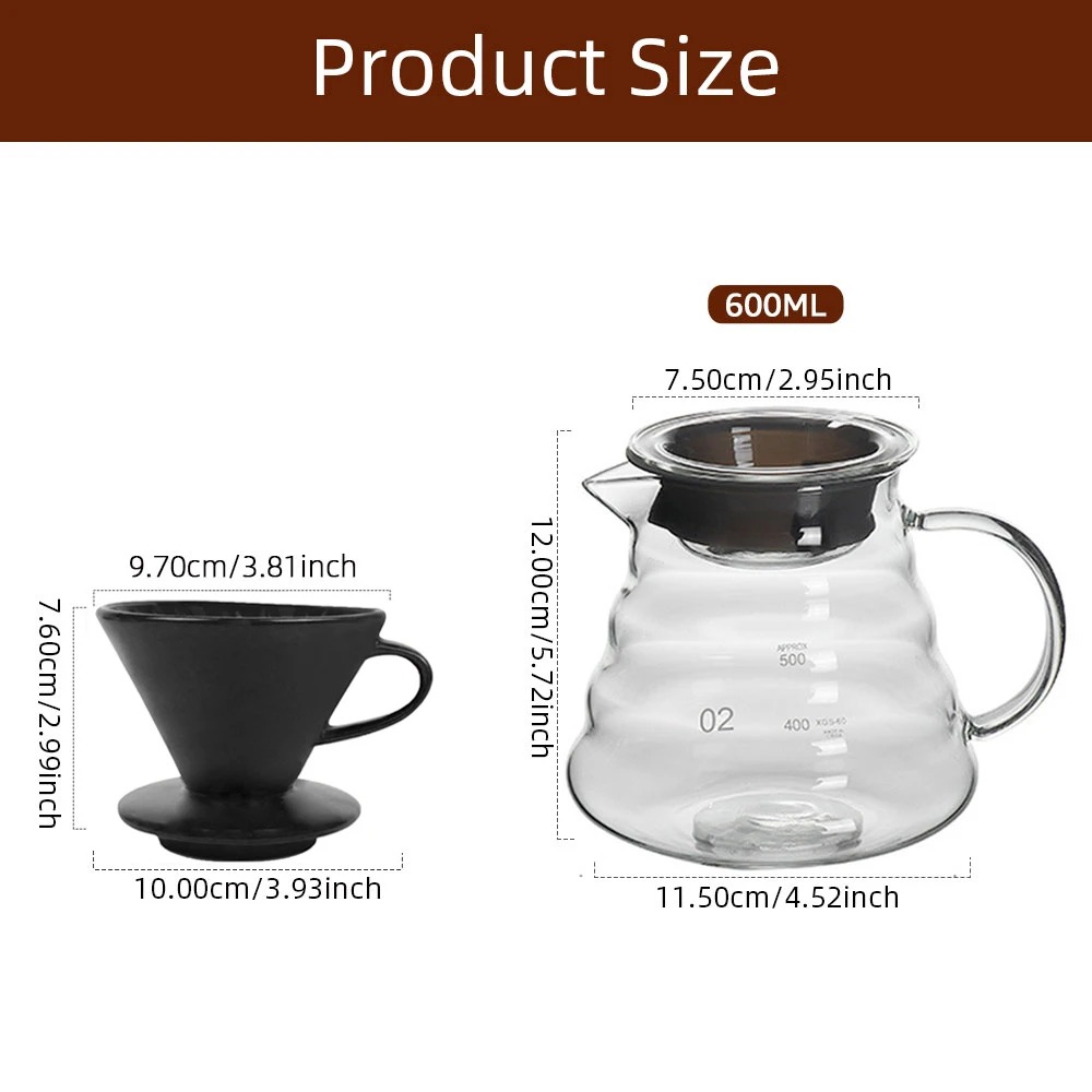 DRIPPER CERAMICO V60 NEGRO - 3
