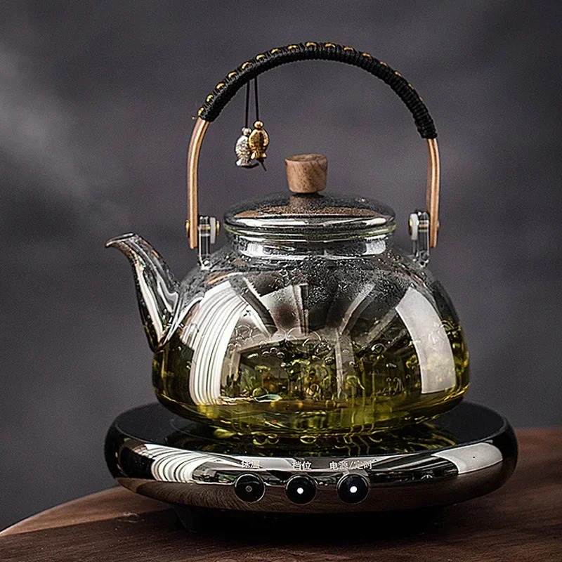 TETERA DE CRISTAL ESTILO JAPONES CON INFUSOR - 3