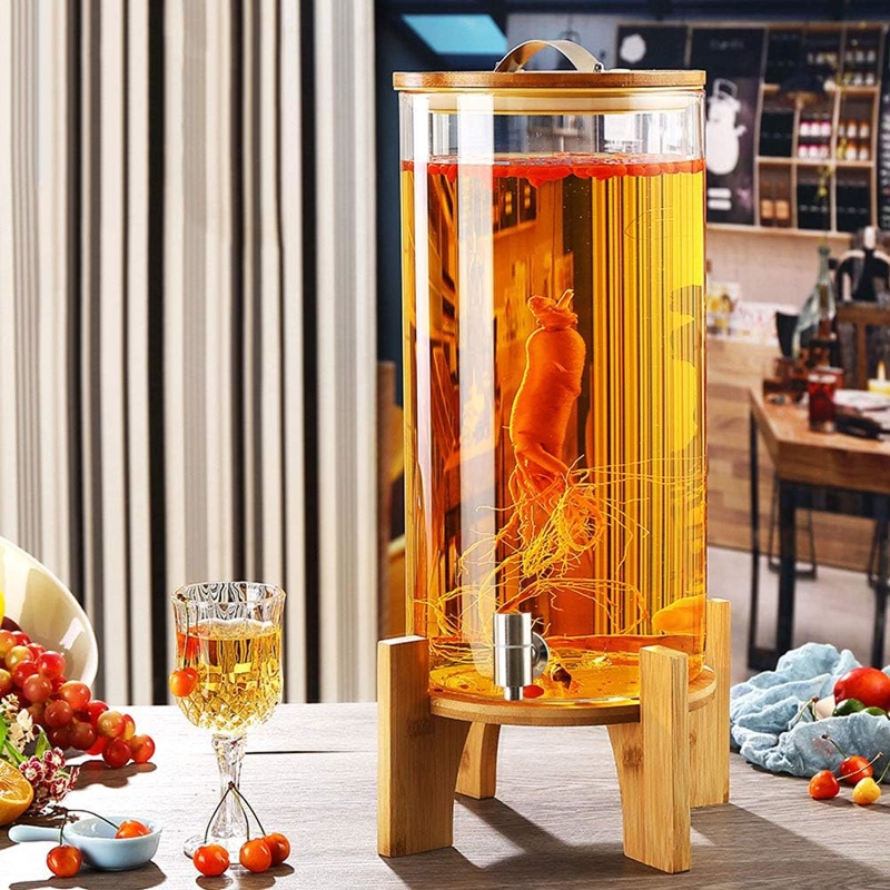 DISPENSADOR DE BEBIDAS EN VIDRIO TEMPLADO 10 LITROS - 1