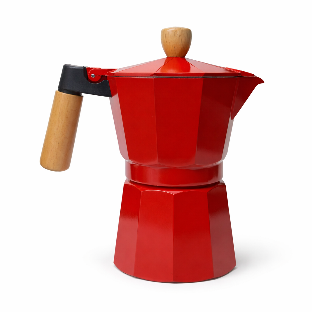 CAFETERA MOKA ESPRESSO ROJO 3TZ - 1