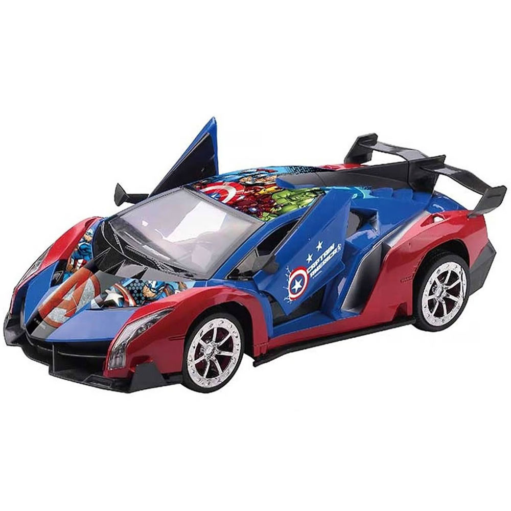 CARRO DE VELOCIDAD CON CONTROL REMOTO AVENGERS - 2